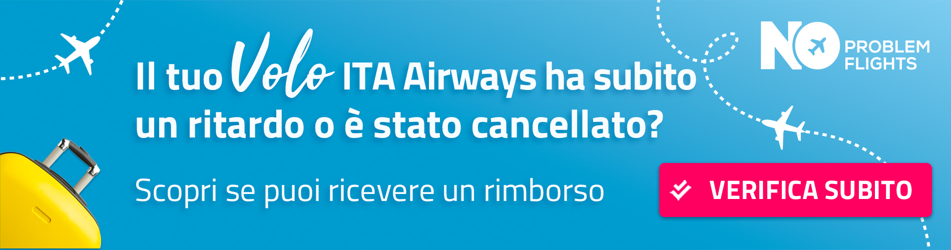 Volo ITA Airways in ritardo | No Problem Flights 